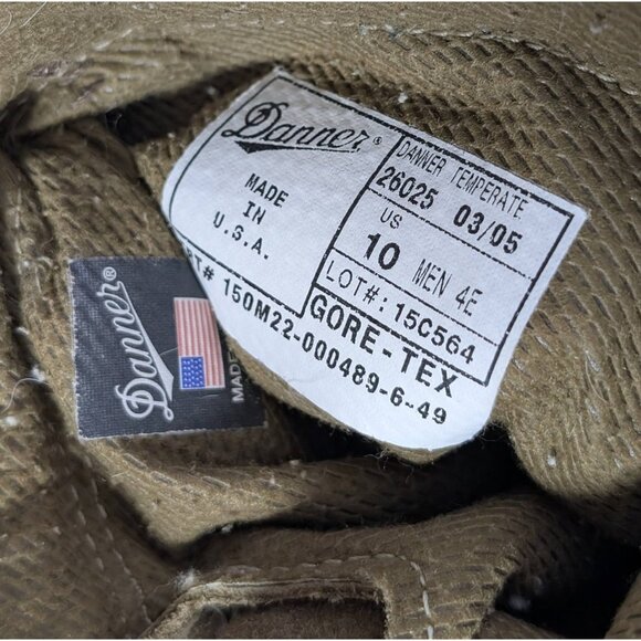 Danner 8” Desert TFX Goretex Mojave Coyote Boots Tactical Combat Mens 10 4E WIDE - Picture 7 of 9